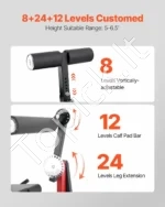 Daugiafunkcinė Kojų Tiesimo ir Lenkimo Mašina, Plieno Rėmas, 111,8 x 91,4 x 91,4 cm, Iki 317 kg - Image 4