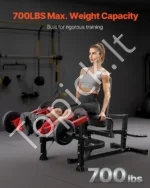 Daugiafunkcinė Kojų Tiesimo ir Lenkimo Mašina, Sustiprintas Plienas, 317 kg Talpa, Reguliuojama - Image 2