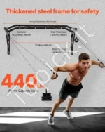 Daugiafunkcinė Prie Sienos Tvirtinamas Prisitraukimų Skersinis (Lat Pulldown)  iki 200 kg - Image 2