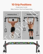 Daugiafunkcinė Prie Sienos Tvirtinamas Prisitraukimų Skersinis (Lat Pulldown)  iki 200 kg - Image 3