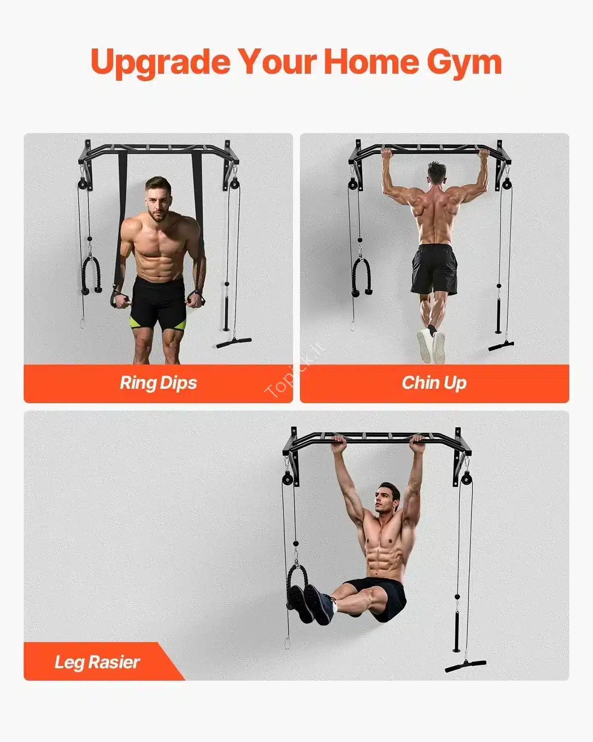 Daugiafunkcinė Prie Sienos Tvirtinamas Prisitraukimų Skersinis (Lat Pulldown)  iki 200 kg topick (6) Daugiafunkcinė Prie Sienos Tvirtinamas Prisitraukimų Skersinis (Lat Pulldown)  iki 200 kg - Image 5