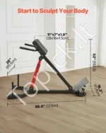 Daugiafunkcinis Nugaros Treniruoklis Romeniška Kėdė, 17,2 kg, su Ratukais, iki 158 kg - Image 7