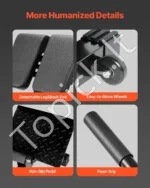 Daugiafunkcinis Nugaros Treniruoklis Romeniška Kėdė, 17,2 kg, su Ratukais, iki 158 kg - Image 6