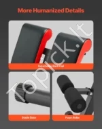 Daugiafunkcinis Sulankstomas Nugaros Treniruoklis "Romeniška Kėdė" , Juodai-Raudonas, iki 150 kg - Image 7