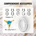 Daugiasluoksnis PEX-AL-PEX Vamzdis 16×2 mm, 50 m ritė, Grindiniam Šildymui ir Vandentiekiui, Aliuminio Šerdis - Image 2