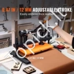 Didelė Rankinė Odos Pjaustymo Staklės: 1.5 T Jėga, 360 x 260 mm Plokštė, Profesionaliam Darbui  - Image 5