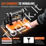 Didelė Rankinė Odos Pjaustymo Staklės: 1.5 T Jėga, 360 x 260 mm Plokštė, Profesionaliam Darbui  - Image 3