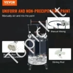 Didelės Talpos Dažų Slėgio Indas 30 Litrų  Su Mechaniniu Maišytuvu Ir Purškimo Pistoletu - Image 2