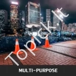 Didelis 20 vnt. PVC Eismo Kūgių Rinkinys, Oranžiniai, 45.7 cm Aukščio, Su Atšvaitu, 28 x 28 cm - Image 7