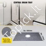 Didelis Dušo Hidroizoliacijos Rinkinys su Centrine Anga 122 cm x 183 cm - Image 2