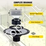 Didelis Dušo Hidroizoliacijos Rinkinys su Centrine Anga 122 cm x 183 cm - Image 3