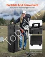 Didelis Hermetinis Apsauginis Lagaminas (IP67), 112 x 40.5 x 34.2 cm, 3 Rankenos - Image 5