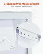 Didelis LED Vonios Veidrodis 70 x 100 cm, 3 Spalvų Apšvietimas - Image 6