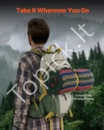 Didelis Vilnonis Pledas Stovyklavimui ir Iškyloms, 162 x 223 cm, 80% Vilna, Pilkai Ruda Spalva - Image 6