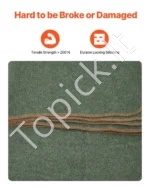 Didelis Vilnonis Pledas Stovyklavimui ir Iškyloms, 162 x 223 cm, 80% Vilna, Pilkai Ruda Spalva - Image 4