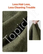 Didelis Vilnonis Pledas Stovyklavimui/Žygiams, 162 x 223 cm, 80% Vilnos Mišinys, Žalias - Image 2