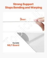 Drobės Plokštės Piešimui (48 vnt. MEGA Rinkinys), 280 x 355 mm, Balta, 3 mm Storis, Akrilui ir Aliejui 🎨 - Image 4