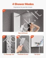 Dušo Panelė,5 Funkcijos, 134,5 x 20 cm - Image 3