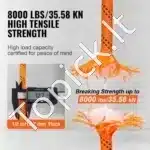 Profesionali Arboristinė Virvė Dvigubo Pynimo Poliesteris 9,5 mm x 36,6 m , 17,79 kN Trūkimo Jėga - Image 5