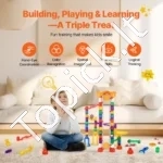 Edukacinis Marmuro Labirintas su Motorizuotu Keltuvu, 153 Dalys - Image 3