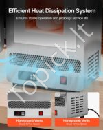 Elektrinė Lydymo Krosnis 1.5 KW 1200 °C: Mini Stalo Krosnelė Iki 1 kg Aukso - Image 5
