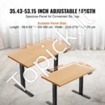 Elektrinis Reguliuojamo Aukščio Stalo Rėmas, Vieno Variklio, 80 kg, 70–117 cm - Image 2