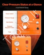 Elektrinis Stabdžių Skysčio Keitimo Įrenginys (220 V/12 V), Reguliuojamas Slėgis 0,6-3,0 Bar - Image 3