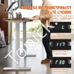 Elektrinis Stalo Rėmas (Baltas), Reguliuojamo Aukščio 70-117 cm ir Pločio 110-178 cm, Dviejų Variklių - Image 5