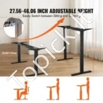 Elektrinis Stalo Rėmas, Juodas, Dvigubas Variklis, 125 kg - Image 3