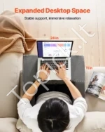 Ergonomiška Skaitymo Pagalvė, 61 x 53.3 x 29 cm, Pilka - Image 3