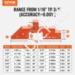 Frezavimo Stalo Tikslumo Juostos (14 dalių), Aliuminio Luiteliai, Aukščio ir Gylio Matavimas - Image 7