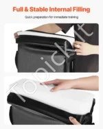 Dvigubas Futbolo Blokavimo (Tackling) Treniruočių Skydų Rinkinys su Rankenomis, Didelio Tankio Kempinė 2 vnt - Image 3