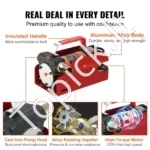 Galinga Kuro Perpumpavimo Pompa 12V DC, 37.8 L/min, 1/4 AG, Savaime Užsipildanti, 4 m Žarna, Dyzelinas/Žibalas/Transformatorinė Alyva, 20.5 x 15 x 11.7 cm - Image 5