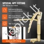 Galinga Pneumatinė Tepalo (Tepimo) Pompa su 12 L talpa, 0.6–0.8 MPa, 330 x 300 x 795 mm - Image 2