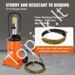 Galinga Pneumatinė Tepalo (Tepimo) Pompa su 12 L talpa, 0.6–0.8 MPa, 330 x 300 x 795 mm - Image 3