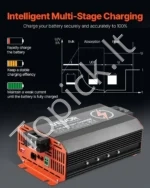 Galingas DC-DC Akumuliatoriaus Įkroviklis 12V 60A (750 W), Ličio/AGM/GEL - Image 5