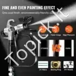 Galingas Nešiojamas Beoris Dažymo Purkštuvas 950W / 3000 PSI, Maks. 2.0 L/min, Su 15 m Žarna - Image 3