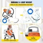 Galingas Profesionalus Beoris Dažymo Purkštuvas Ant Stovo, 1800 W, 3000 PSI, 1,8 L/min - Image 5