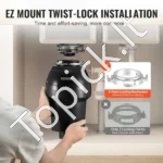 Galingas Virtuvės Atliekų Smulkintuvas 1,25 AG (930W) - Image 4