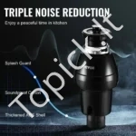 Galingas Virtuvės Atliekų Smulkintuvas 3/4 AG (550W), Tylus ir Greitas - Image 4