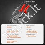 Galingos Replės Dideliems Kabeliams (iki 400 mm²), Rankinis Reketinis Kabelio Kirptuvas 280 mm ilgio - Image 6