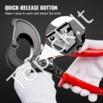 Galingos Replės Dideliems Kabeliams (iki 400 mm²), Rankinis Reketinis Kabelio Kirptuvas 280 mm ilgio - Image 3