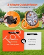 Gigantiškas Pripučiamas Futbolo Smiginis (Dartboard) 305 cm - Image 3