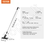 Glaistyklės Laikiklio Rinkinys: Aliuminis Laikiklis + Teleskopinis Nerūdijančio Plieno Kotas (86 cm – 207 cm) - Image 7