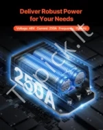 Golfo Vežimėlio Greičio Valdiklis (Controller) EZGO TXT 1206HB-5201, 48V 250A - Image 2