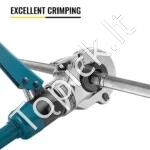 Hidraulinė Vamzdžių Presavimo Žnyplė 6T (16 mm - 32 mm), TH Kontūro, 360° Sukiojama Galva - Image 3