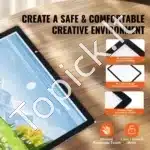 Įkraunama LED Piešimo Lenta A4, 5 Ryškumo Lygiai, Itin Plona, Juoda Spalva, 30.9×21.8 cm - Image 5