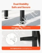 Industrialus Trijų Lygių Konsolinis Stalas, 140 x 34 x 76,2 cm - Image 5