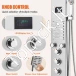 Išmanioji Dušo Panelė, 6 Funkcijos, LED Ekranas, Hidroenergetika - Image 4