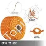 Itin Stipri Dvigubai Pinta Poliesterio Virvė 11,1 mm x 61 m – Darbo Jėga 762 kg - Image 4